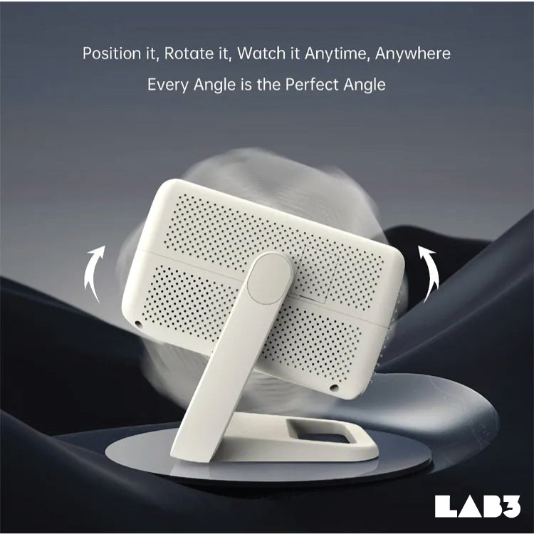 LAB3 Float Pro Projector 4K 4000 lumen Ray Short throw Smart Mini Android Screen Mirror Cinema Mini Projector Beige