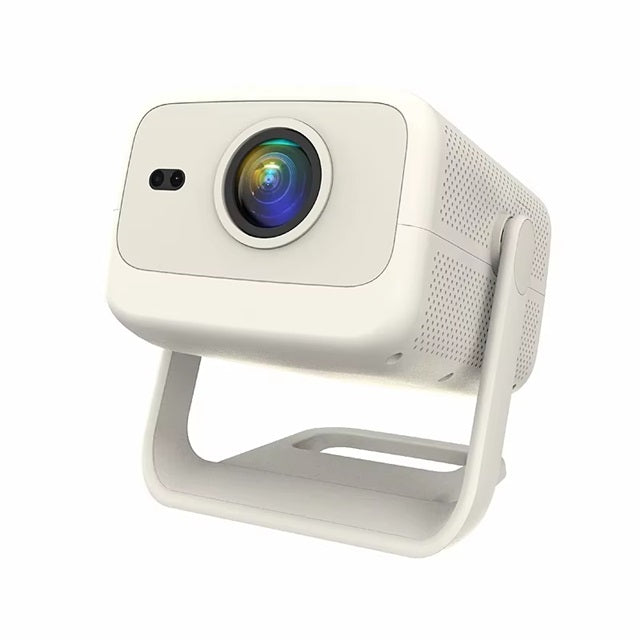 LAB3 Float Pro Projector 4K 4000 lumen Ray Short throw Smart Mini Android Screen Mirror Cinema Mini Projector Beige