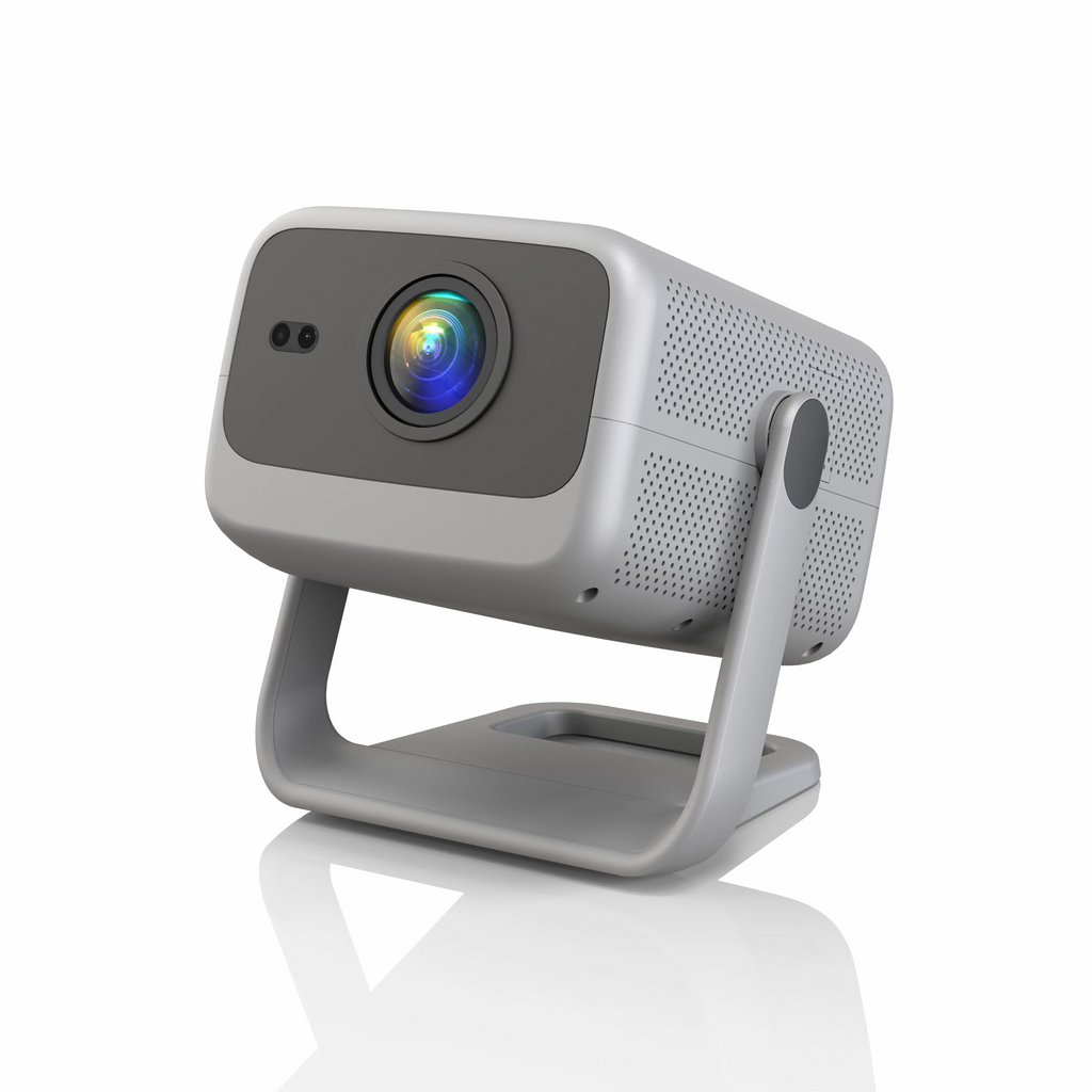 LAB3 Float Pro Projector 4K 4000 lumen Ray Short throw Smart Mini Android Screen Mirror Cinema Mini Projector Grey