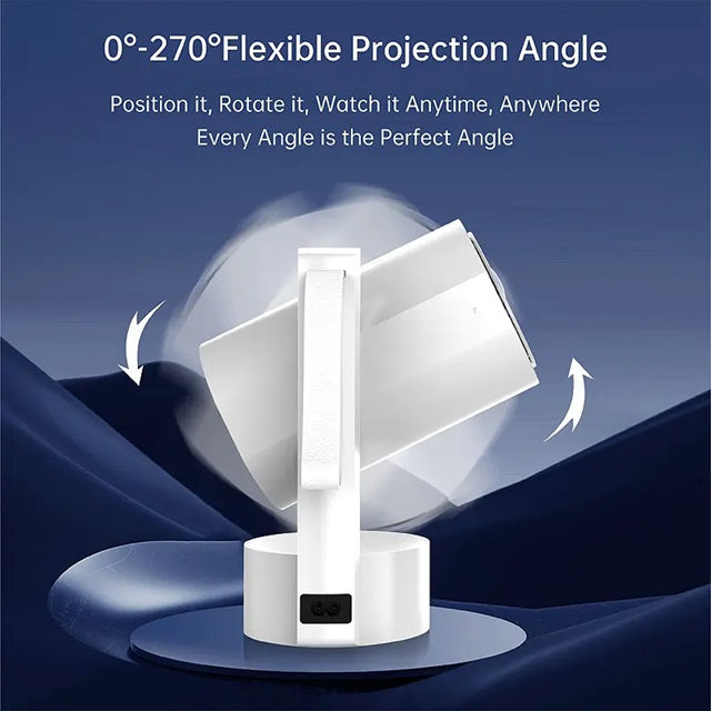 LAB3 OnTheGo Battery Powered Wireless Portable Android Smart 4K Projector Mini Projector