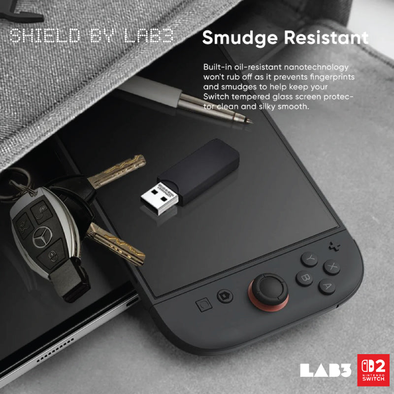LAB3 Shield Nintendo Switch OLED Tempered Glass Screen Protector